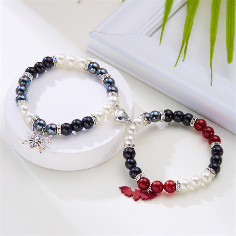 Wholesale  Bat Heart Magnetic Bracelet